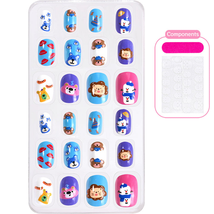 Creative Cartoon-Themed Press-On Nail Collection Kalsten