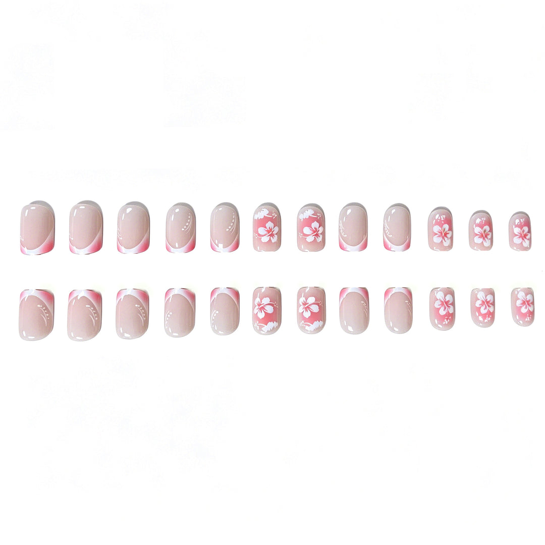 Floral Acrylic Nail Art Design Kalsten