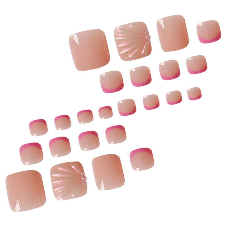 Artistic Press-On Toe Nail Art Extensions Kalsten