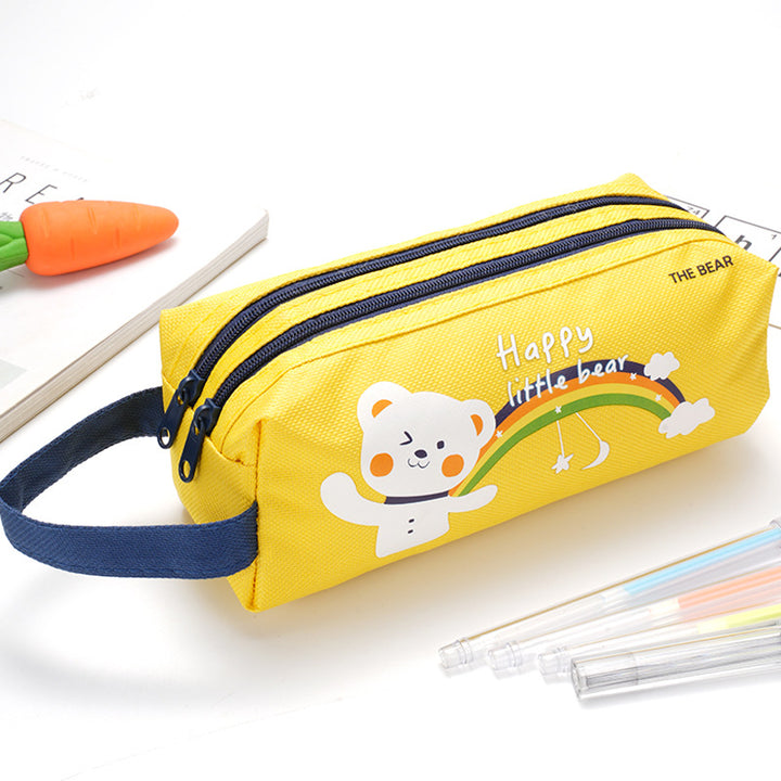 Fun-Themed Multi-Zipper Pencil Case Kalsten