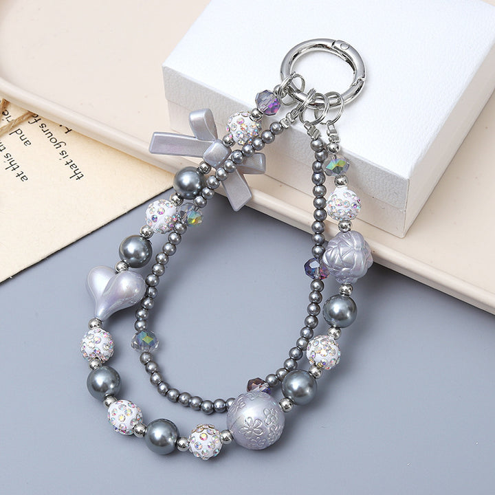 Decorative Beaded Keychain Holder Kalsten