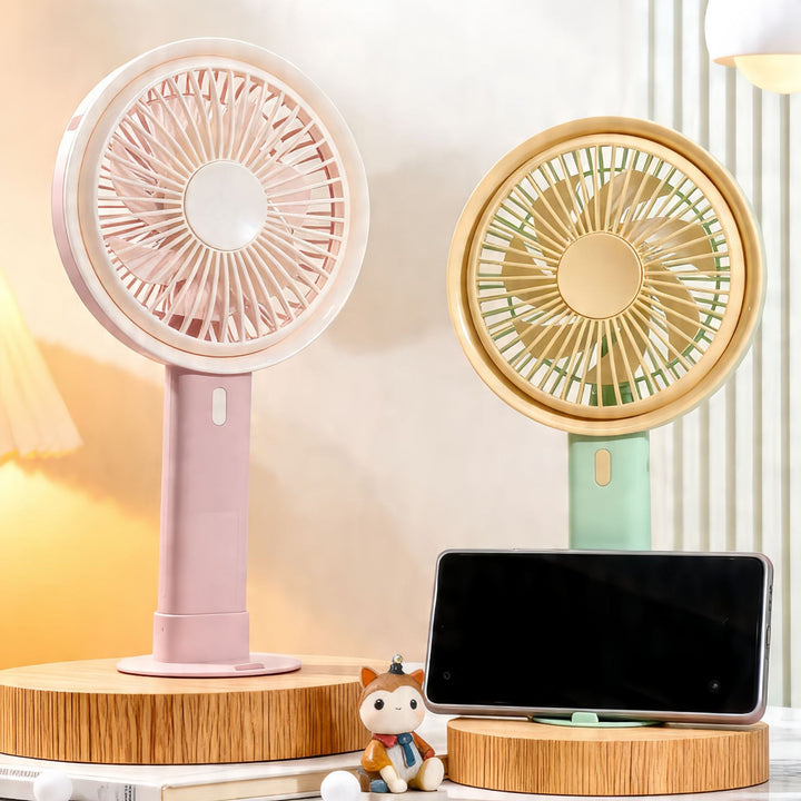 Women Portable Stepless Adjustable Table Fan Kalsten