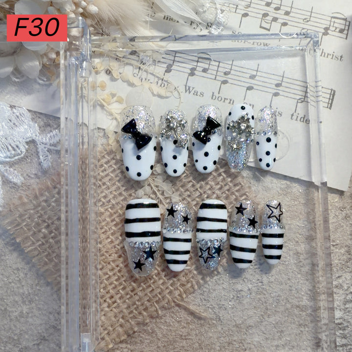 Decorative Press-On Nail Art Set 1790731572