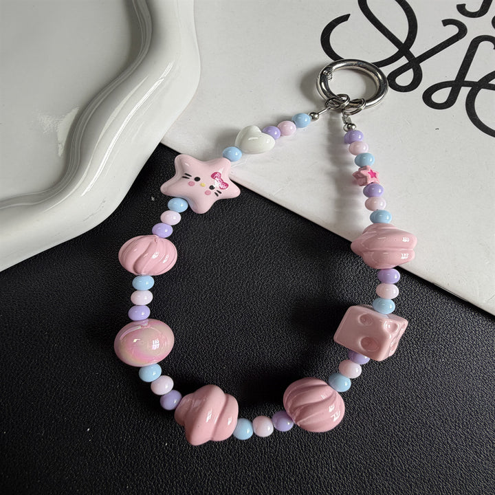 Decorative Beaded Charm Phone Lanyard Kalsten 1790135831