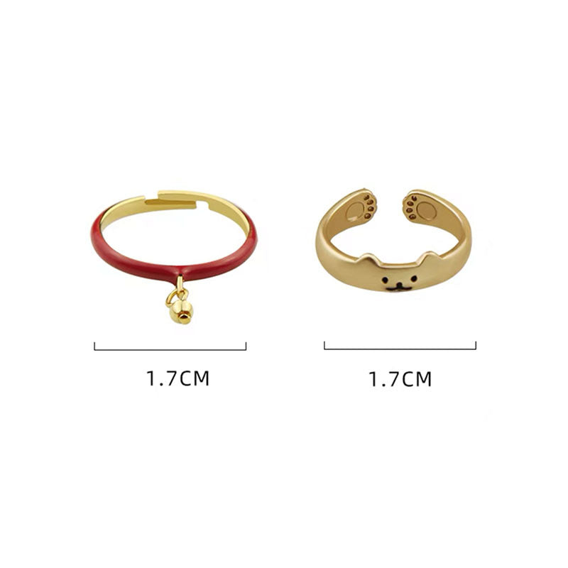 Cute Animal Paw Ring Set Kalsten