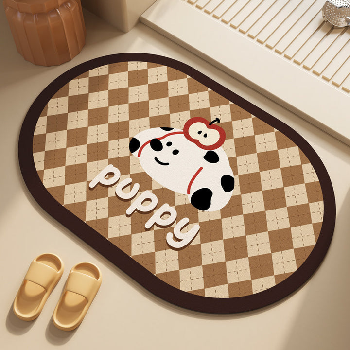 Decorative Bath Mat Kalsten