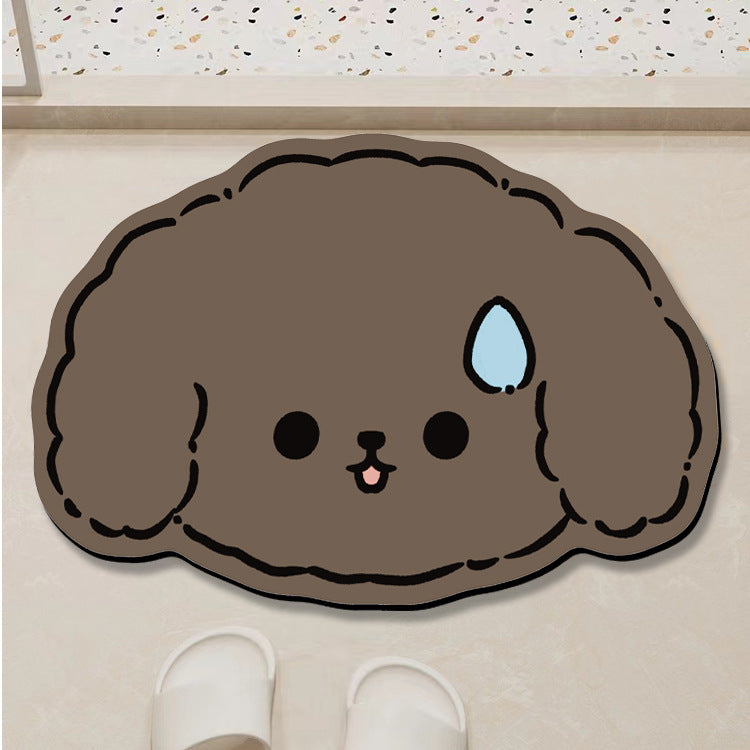 Cartoon Sheep Bath Mat Kalsten