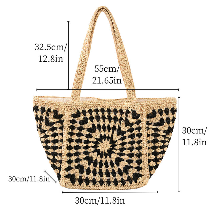 Shoulder bag with unique granny square design Kalsten