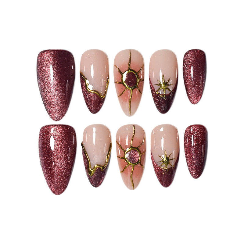 Elegant Pointed Nail Art Extensions Kalsten