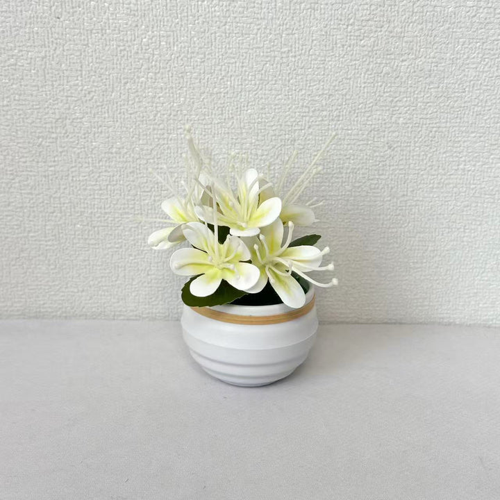 Decorative Potted Floral Arrangement for Home Decor