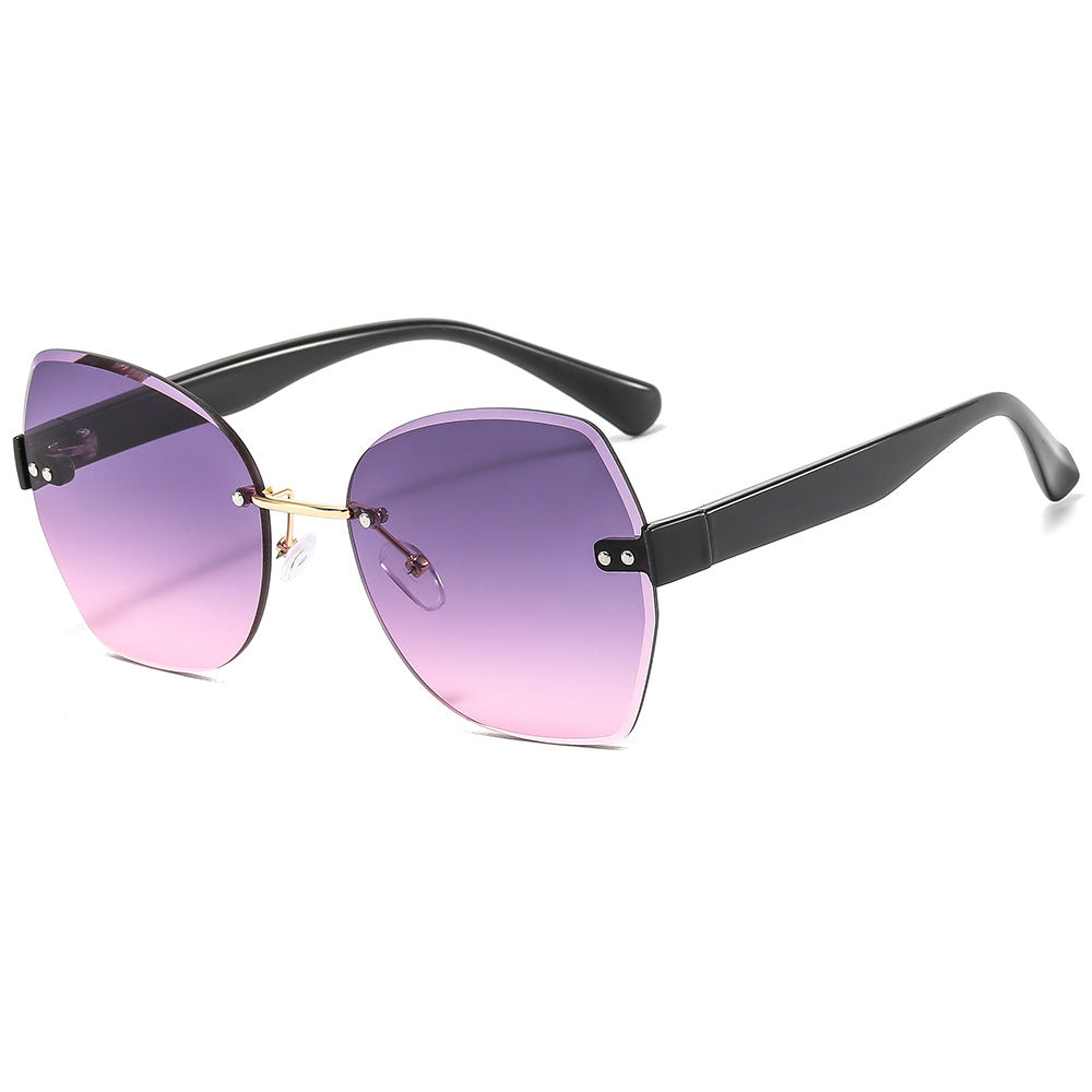 Oversized Geometric Sunglasses Classic Style