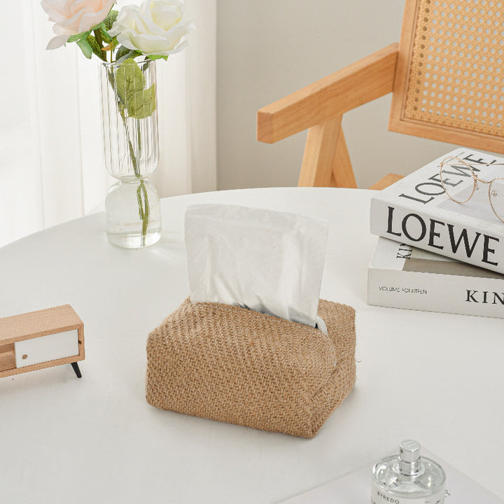 Decorative Textured Tissue Box Cover Kalsten