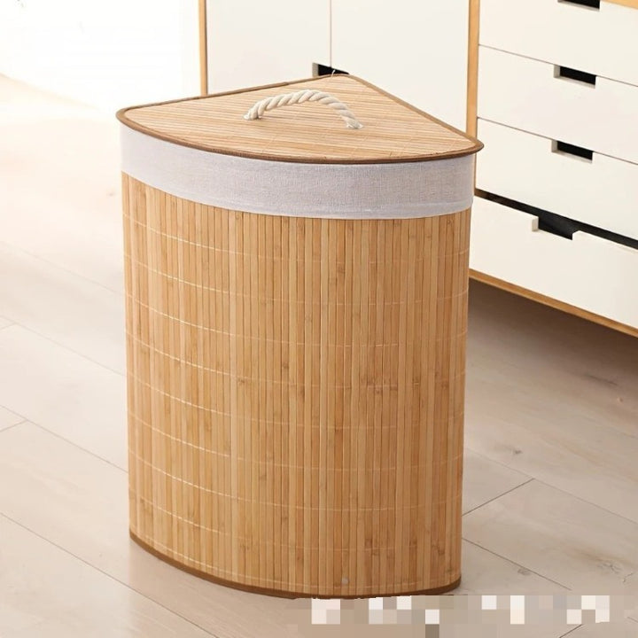 Storage basket with natural bamboo design Kalsten
