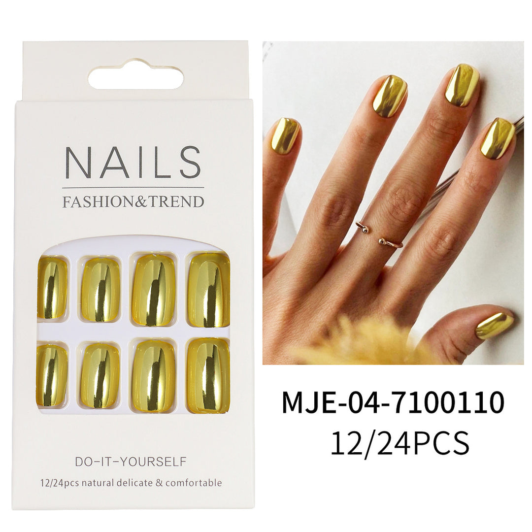 Glossy Press-On Nails Set Kalsten