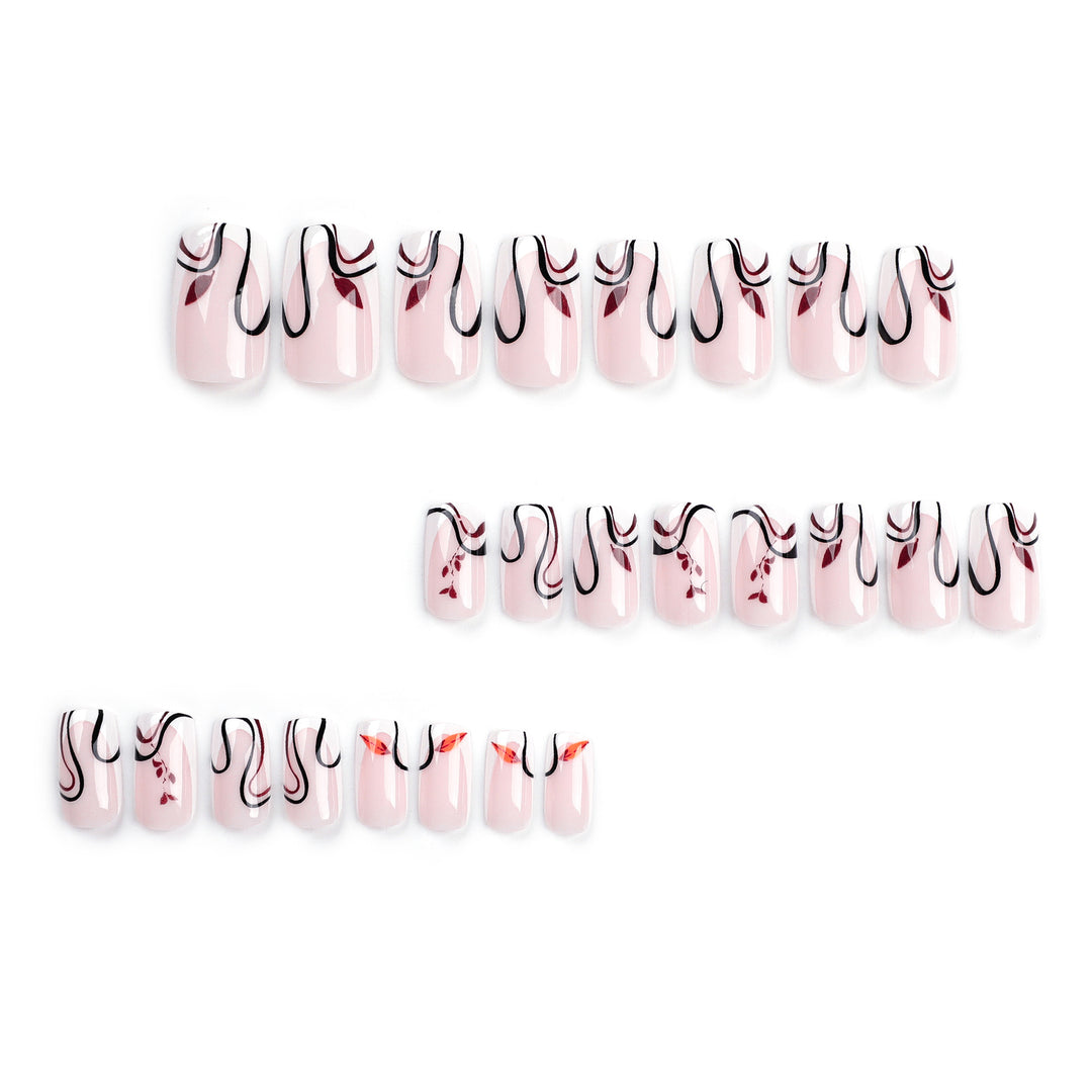 Artful acrylic nails with elegant marble design Kalsten