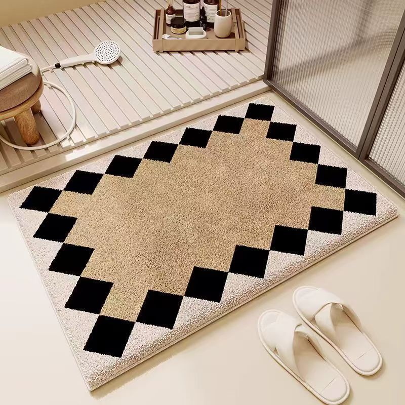 Textured Absorbent Bathroom Mat Kalsten