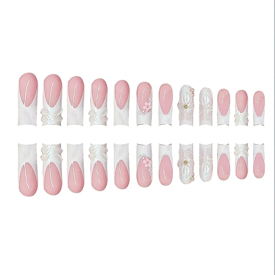 Decorative Press-On Nail Set Kalsten