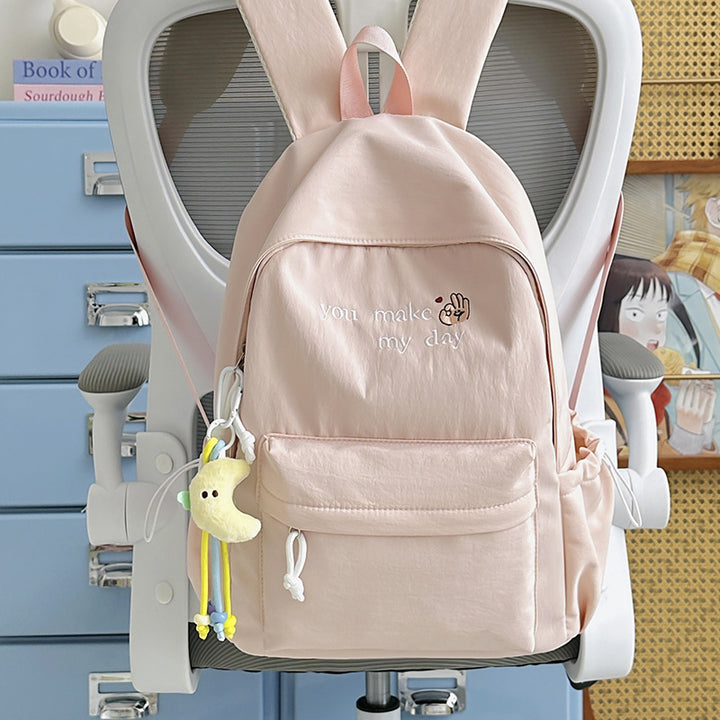 Casual Embroidered Mini Backpack Kalsten
