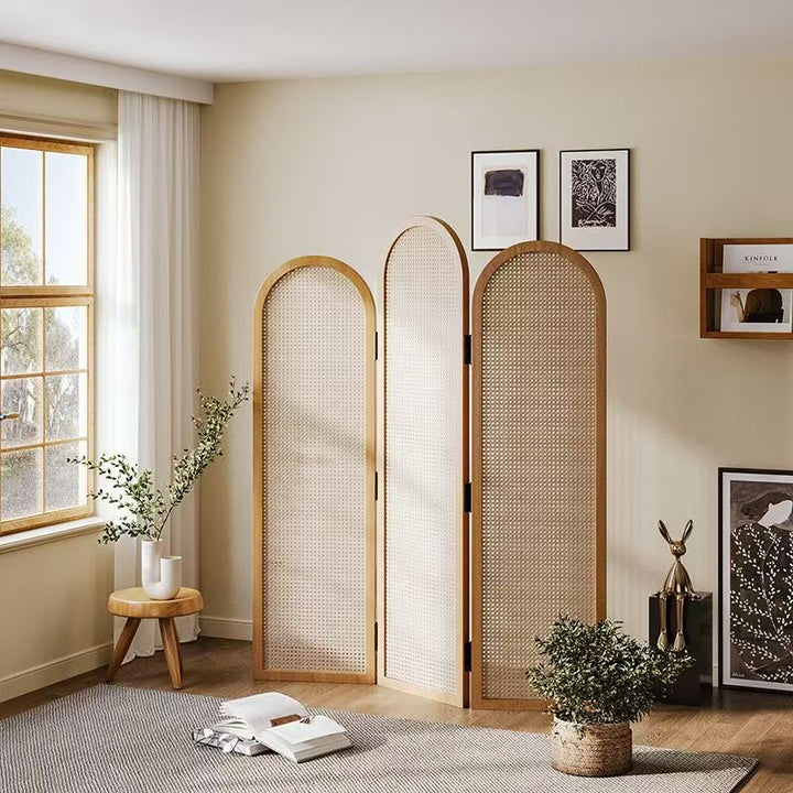 Elegant Rattan Room Divider Kalsten