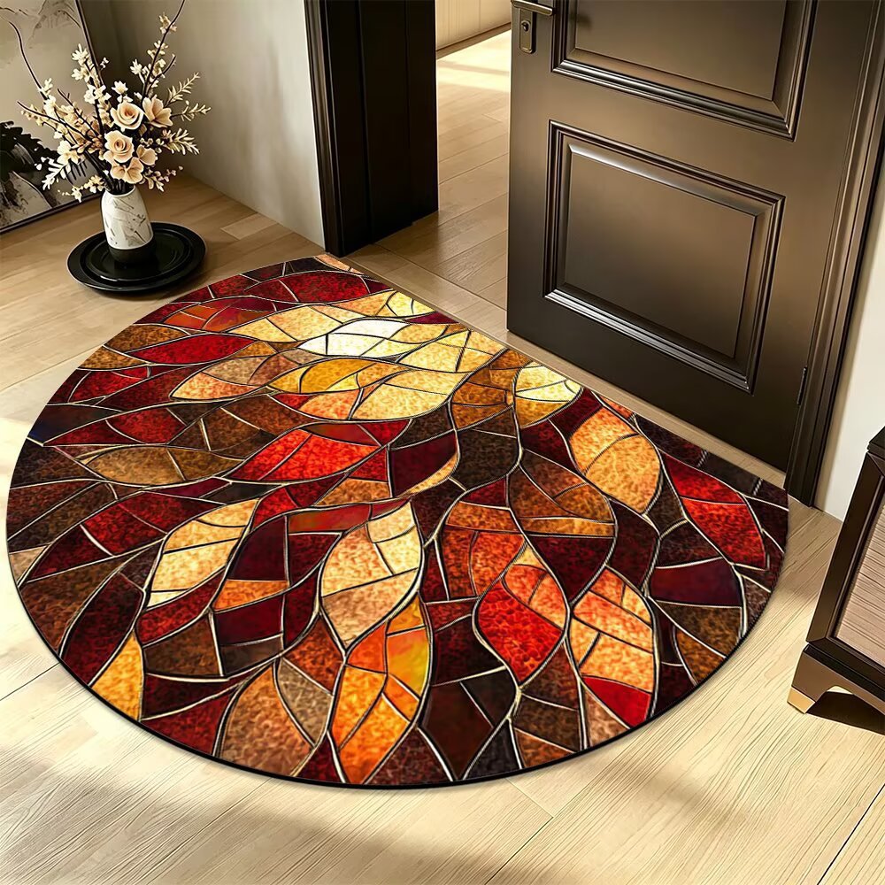 Artistic Mosaic Round Rug