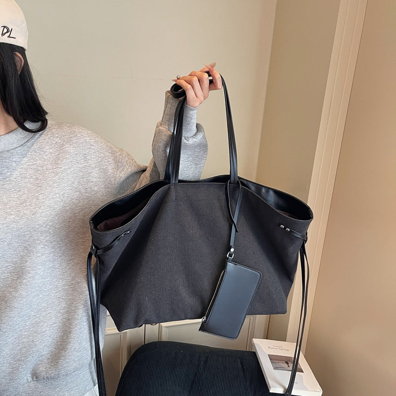 Spacious Canvas Tote Bag Kalsten