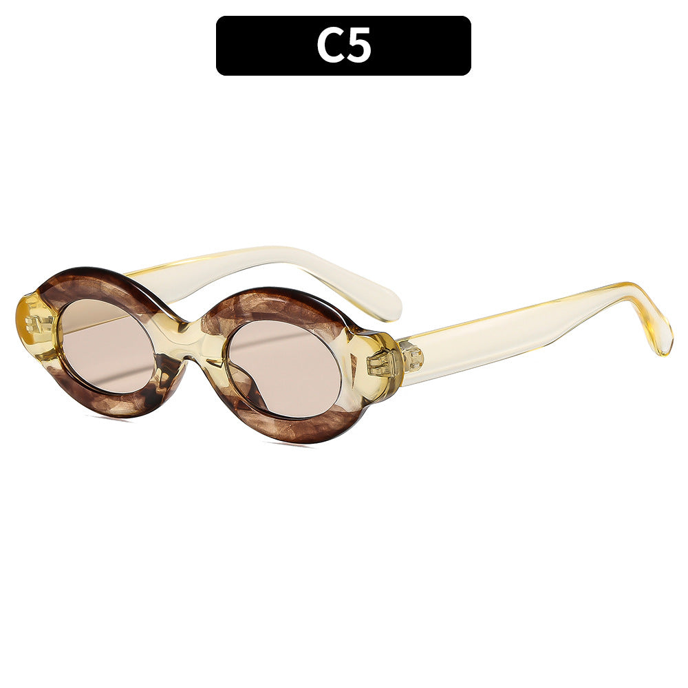 Avant-Garde Round Frame Sunglasses  1787664461