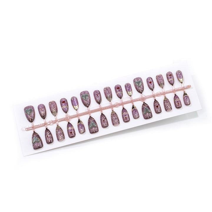 Decorative Artisanal Press-On Nail Set