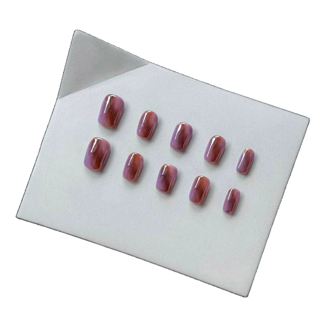 Artistic Marble Effect Press-On Nails