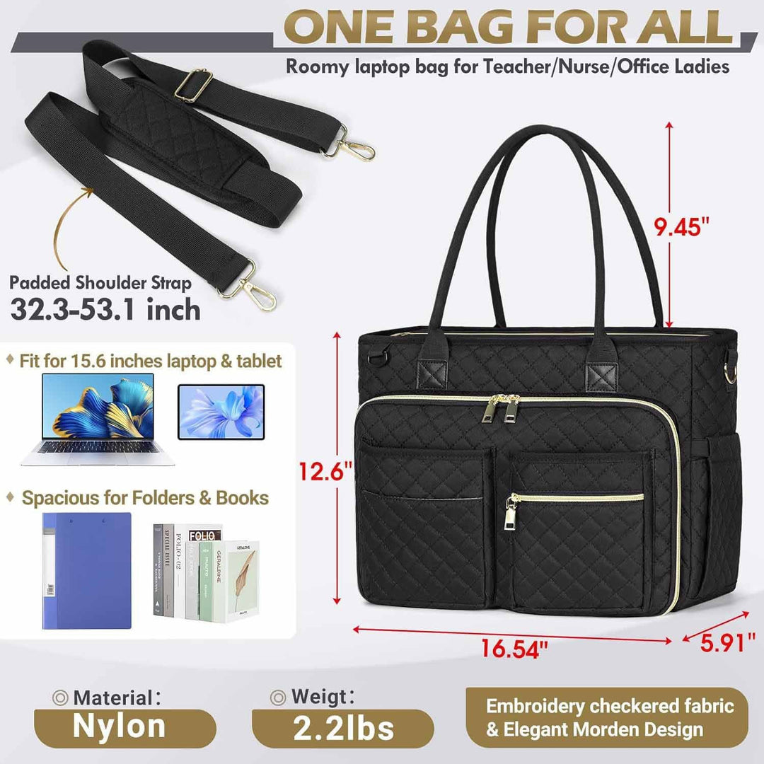 Practical tote bag with intelligent compartment system Kalsten