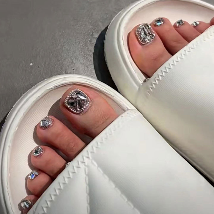 Luxury Press-On Toenail Art Set Kalsten