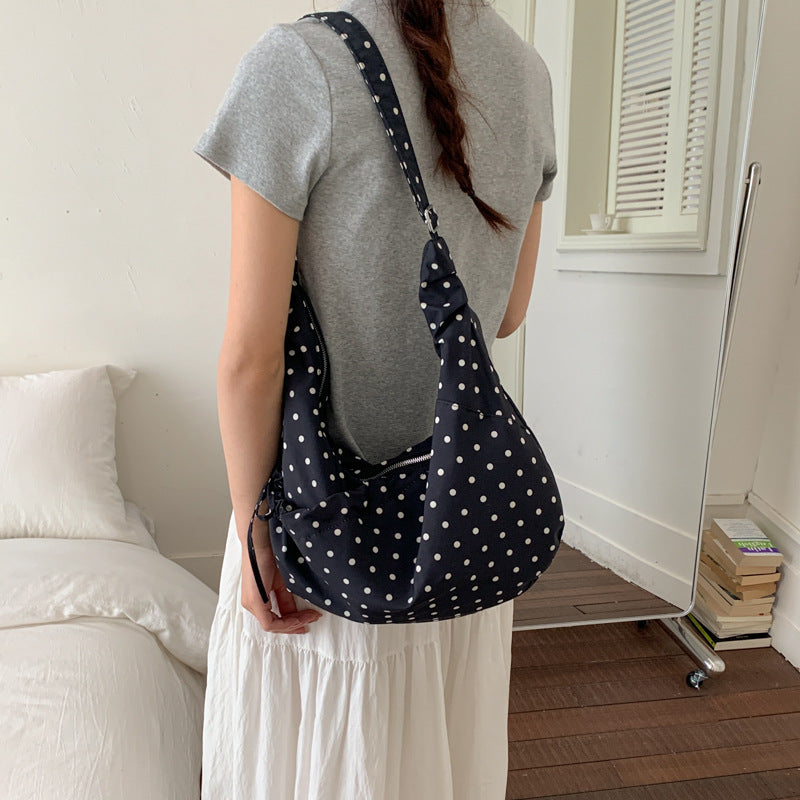 Polka Dot Sling Tote Bag