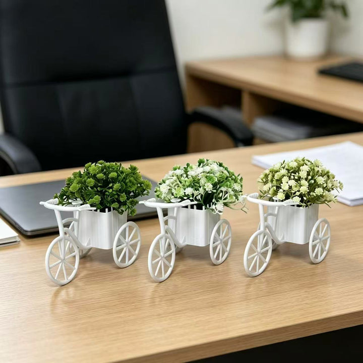 Decorative Bicycle-Shaped Planter for Indoor Home Decor