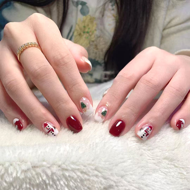 Creative Holiday-Themed Nail Art