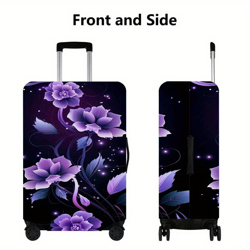 Ladies rolling suitcase with floral decor and shockproof cover Kalsten