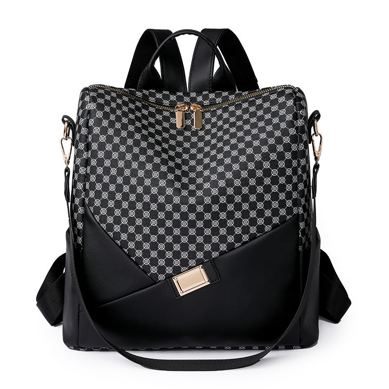 Stylish Geometric Patterned Backpack