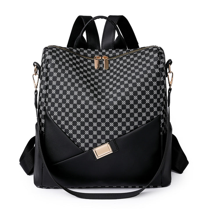 Stylish Geometric Patterned Backpack
