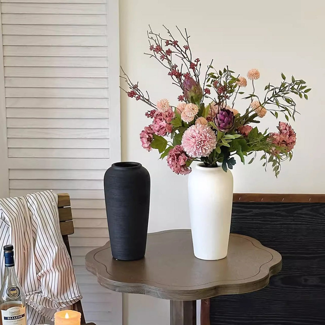 Elegant Textured Ceramic Vase