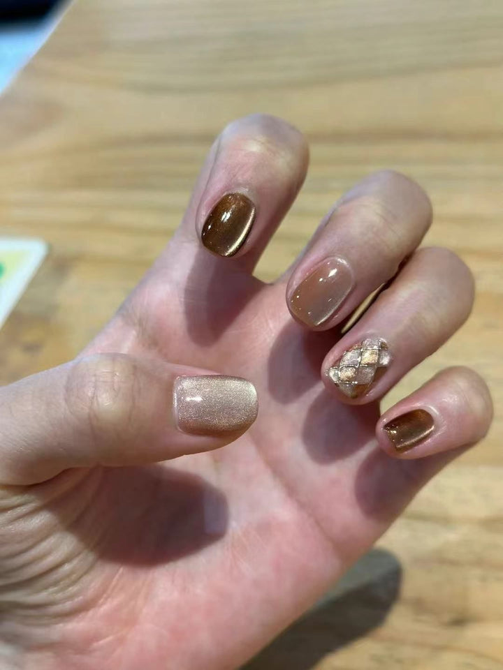 Artistic Heart Pattern Nail Art Extensions Kalsten