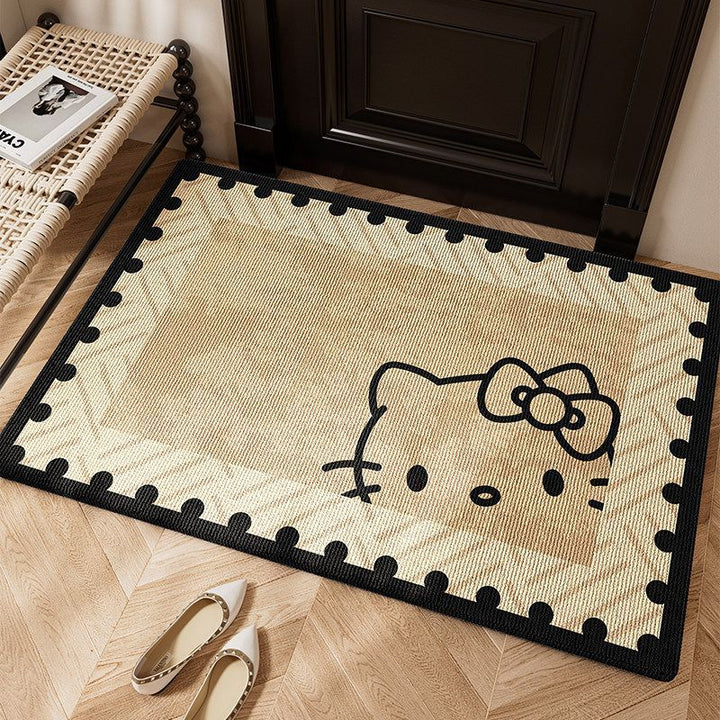 Decorative Garden-Themed Area Rug
