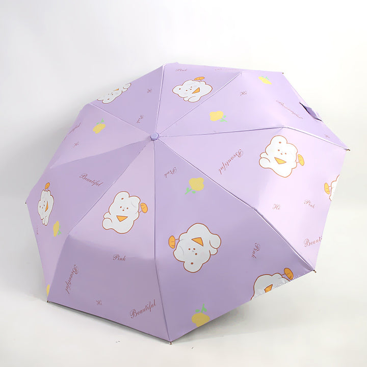 Women's Foldable Umbrella with Cute Design Kalsten