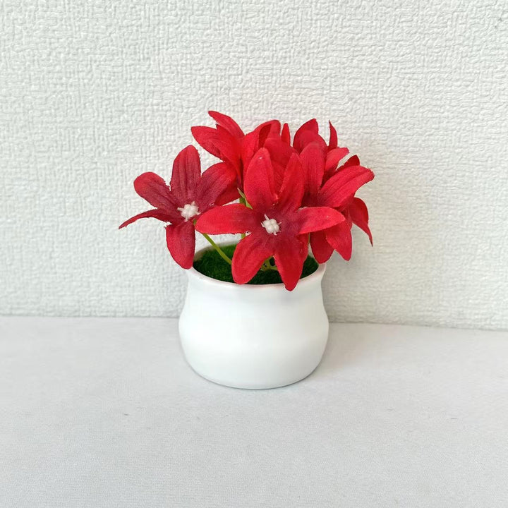 Elegant Faux Floral Centerpiece for Home Decor Display