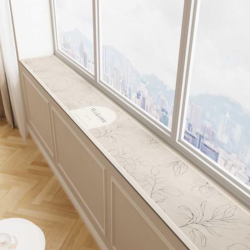 Floral Pattern Decorative Window Sill Mat Kalsten