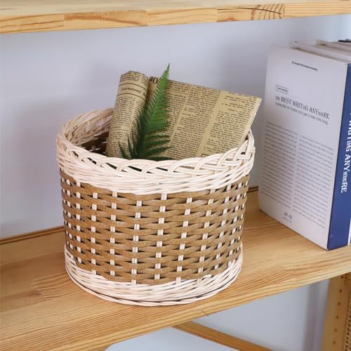 Woven Round Storage Basket Kalsten