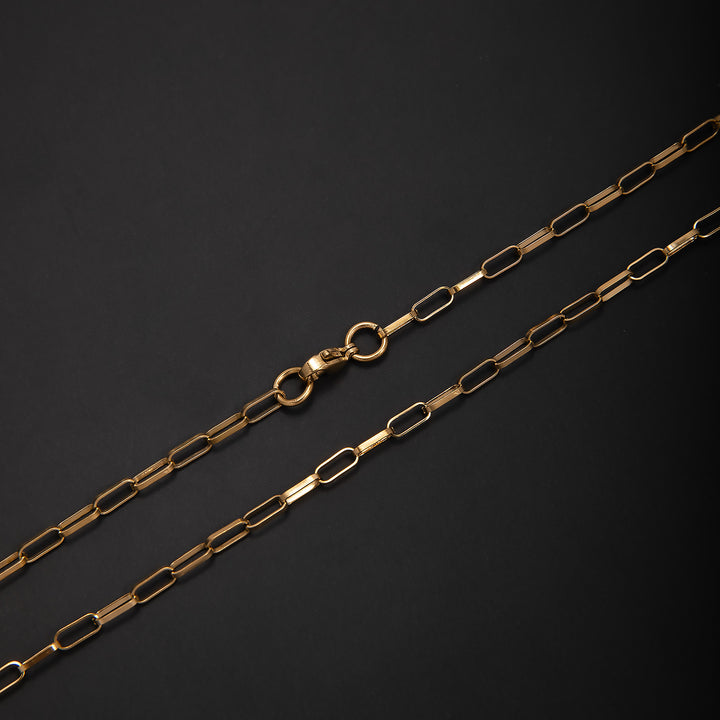 Elegant Open Link Chain Necklace Kalsten