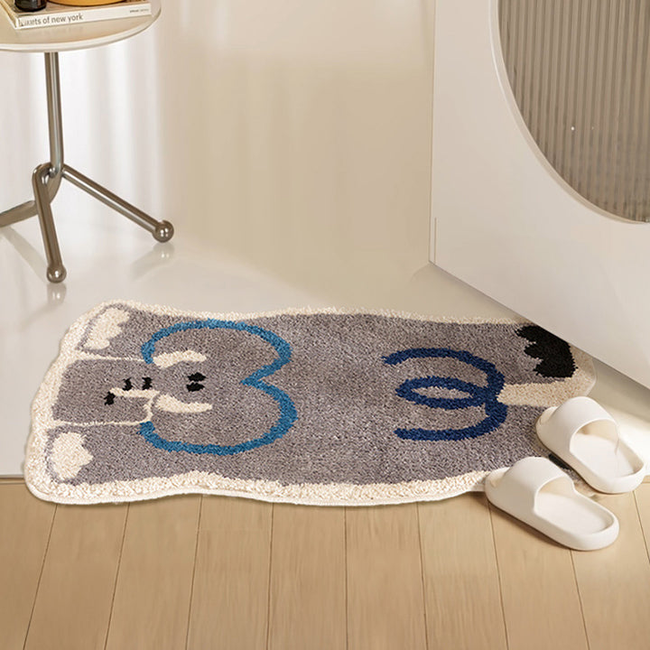 Gorilla-shaped bath mat with non-slip bottom Kalsten