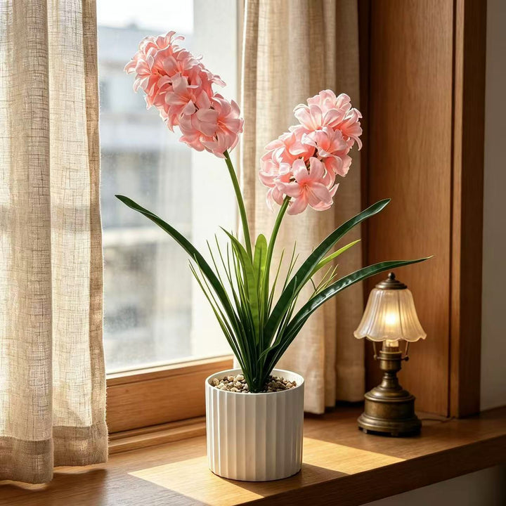 Lifelike Floral Decorative Centerpiece for Home Display