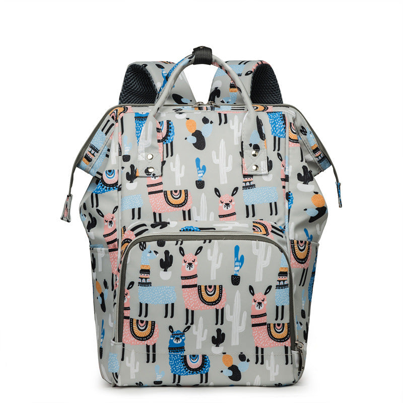 Cat-Themed Multi-Compartment Backpack Kalsten