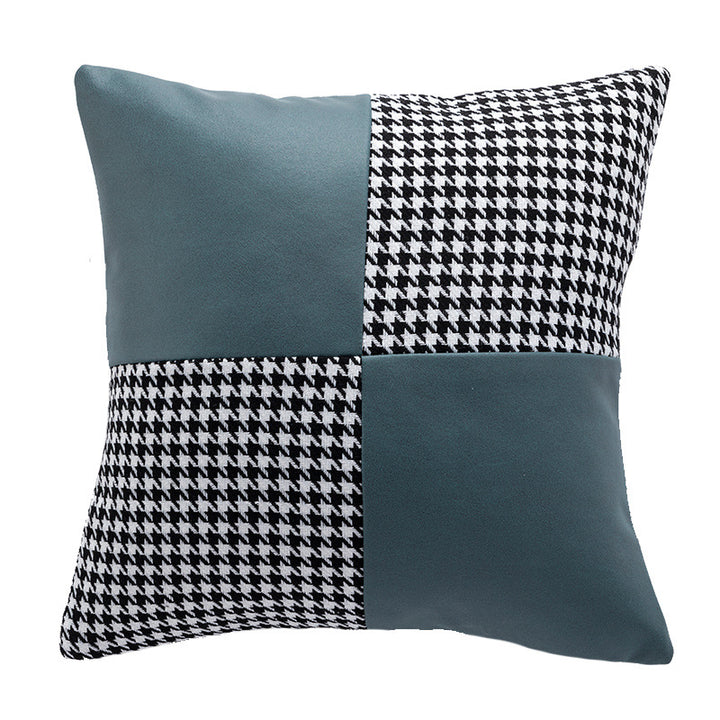 Contemporary Patchwork Accent Cushion