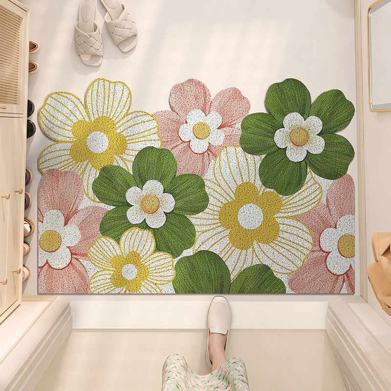Floral Patterned Indoor Area Mat Kalsten