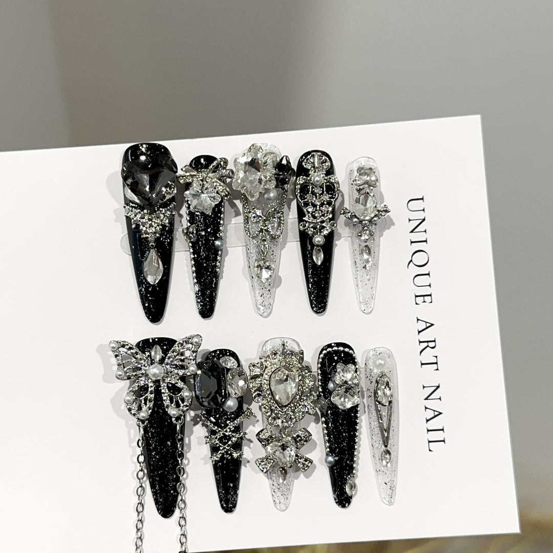 Decorative Rhinestone Hair Clip Set